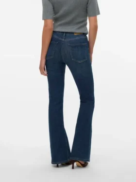 Jeans a vita alta e taglio svasato Vmgigi