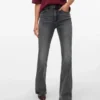 Jeans a vita alta e taglio svasato Vmgigi
