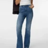 Jeans a vita alta e taglio svasato Vmgigi