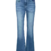 Jeans a vita alta e taglio svasato Vmselina