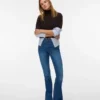 Jeans a vita alta e taglio svasato Vmsiga