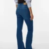 Jeans a vita alta e taglio svasato Vmsiga