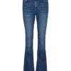 Jeans a vita alta e taglio svasato Vmsiga