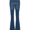 Jeans a vita alta e taglio svasato Vmsiga