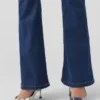 Jeans a vita alta e taglio svasato Vmsiga