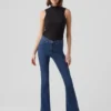 Jeans a vita alta e taglio svasato Vmsiga