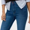 Jeans a vita alta e taglio svasato Vmsiga