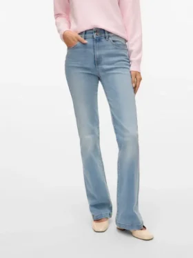 Jeans a vita alta e taglio svasato Vmtanna