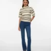 Jeans a vita alta e taglio svasato Vmtanna