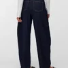 Jeans a vita alta e vestibilità ampia Vmkaitlin