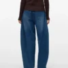Jeans a vita alta e vestibilità ampia Vmkaitlin