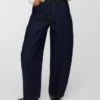 Jeans a vita alta e vestibilità ampia Vmkaitlin