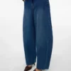 Jeans a vita alta e vestibilità ampia Vmkaitlin