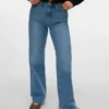 Jeans a vita alta e vestibilità ampia Vmtessa