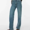 Jeans a vita alta e vestibilità ampia Vmtessa