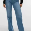 Jeans a vita alta e vestibilità ampia Vmtessa