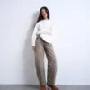 Jeans a vita alta e vestibilità Barrel Fit di Tsbarrel