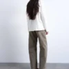 Jeans a vita alta e vestibilità Barrel Fit di Tsbarrel