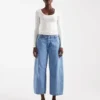 Jeans a vita alta e vestibilità Barrel Fit di Tsbella