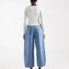 Jeans a vita alta e vestibilità Barrel Fit di Tsbella