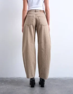 Jeans a vita alta e vestibilità Barrel Fit di Tsbrianna