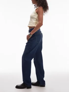Jeans a vita alta e vestibilità dritta Tsyvonne