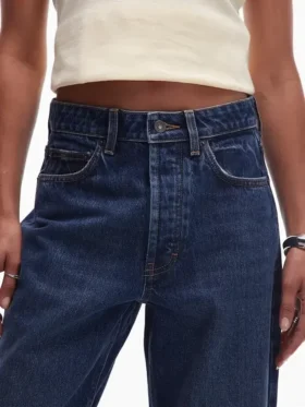 Jeans a vita alta e vestibilità dritta Tsyvonne