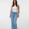 Jeans a vita alta e vestibilità dritta Vmcolivia