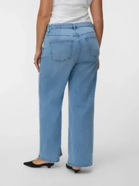 Jeans a vita alta e vestibilità dritta Vmcolivia