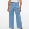 Jeans a vita alta e vestibilità dritta Vmctessa