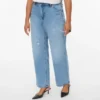 Jeans a vita alta e vestibilità dritta Vmctessa