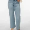 Jeans a vita alta e vestibilità dritta Vmctessa