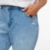 Jeans a vita alta e vestibilità dritta Vmctessa