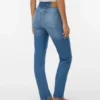 Jeans a vita alta e vestibilità dritta Vmelia