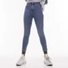 Jeans a vita alta e vestibilità skinny di Topshop
