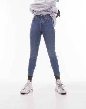 Jeans a vita alta e vestibilità skinny di Topshop