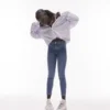 Jeans a vita alta e vestibilità skinny di Topshop