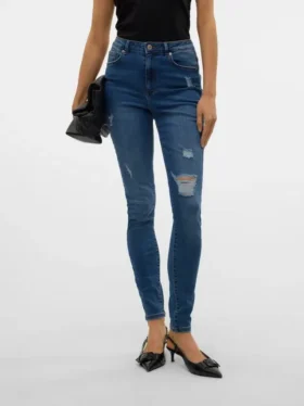 Jeans a vita alta e vestibilità skinny VMSophia