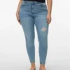 Jeans a vita alta e vestibilità skinny VMSophia