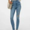Jeans a vita alta e vestibilità skinny VMSophia