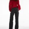 Jeans a vita bassa e gamba larga Topshop