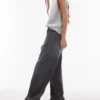 Jeans a vita bassa e gamba larga Topshop