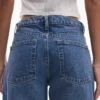 Jeans a vita bassa e gamba larga Topshop