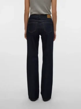 Jeans a vita bassa e gamba larga Vmvanessa