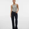 Jeans a vita bassa e gamba larga Vmvanessa