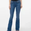 Jeans a vita bassa e taglio svasato Vmsigi