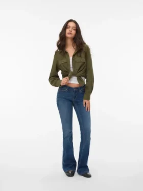 Jeans a vita bassa e taglio svasato Vmsigi