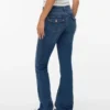 Jeans a vita bassa e taglio svasato Vmsigi