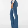 Jeans a vita bassa e taglio svasato Vmsigi