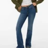 Jeans a vita bassa e taglio svasato Vmsigi